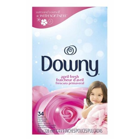 PROCTER & GAMBLE Procter & Gamble 225470 April Fresh Downy Sheets - 34 Per Case 225470